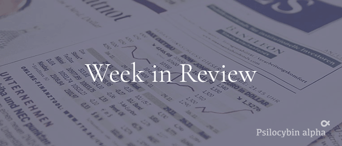 You are currently viewing Psychedelic Investments Week in Review (28 March 2020)