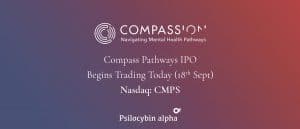 Read more about the article Compass Pathways IPO to Begin Trading 18th September on Nasdaq: CMPS