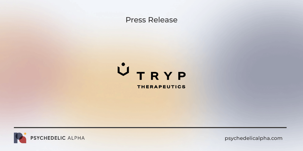You are currently viewing Tryp Therapeutics Announces Publication of International PCT Patent Application for the Intravenous Administration of Psilocin and Psilocybin