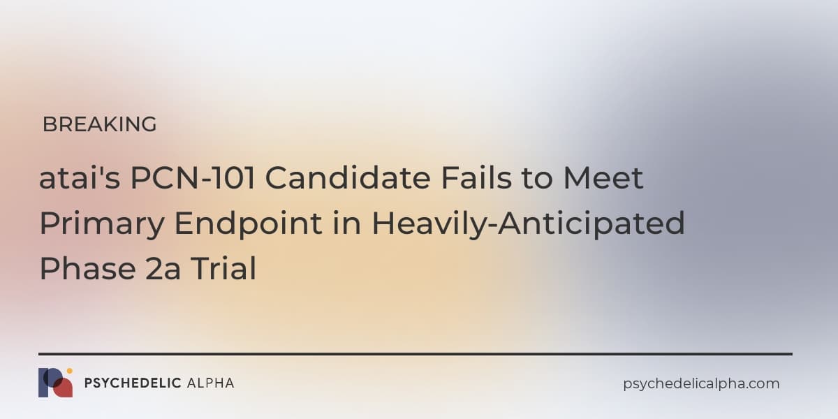 You are currently viewing atai’s PCN-101 Candidate Fails to Meet Primary Endpoint in Heavily-Anticipated Phase 2a Trial