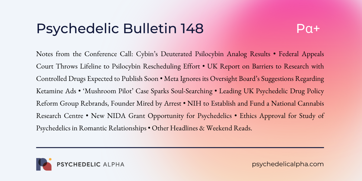 You are currently viewing Psychedelic Bulletin #148 (Pα+)
