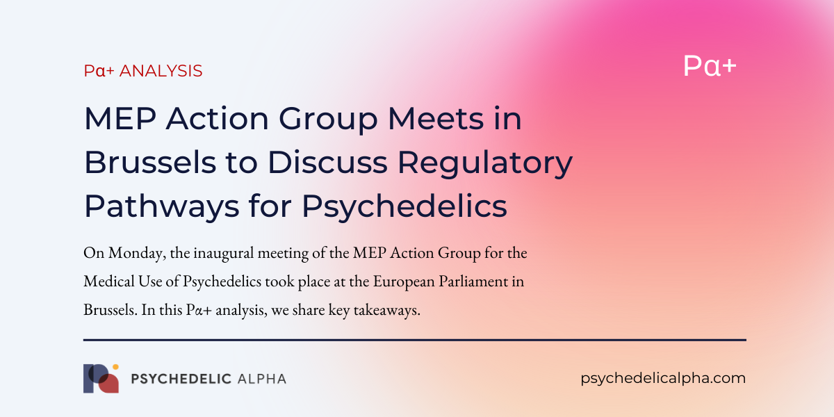 You are currently viewing Pα+: MEP Action Group Meets in Brussels to Discuss Regulatory Pathways for Psychedelics