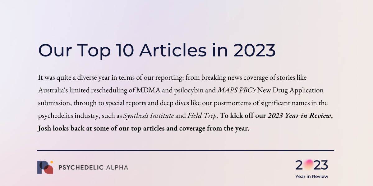 You are currently viewing Our Top 10 Psychedelics Articles in 2023
