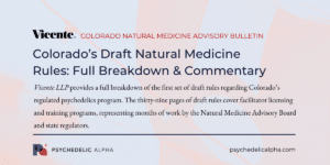 Read more about the article Colorado’s Draft Natural Medicine Rules: Full Breakdown & Commentary