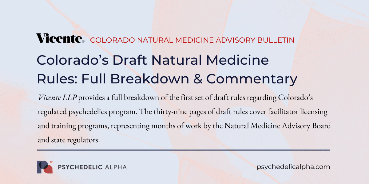 You are currently viewing Colorado’s Draft Natural Medicine Rules: Full Breakdown & Commentary