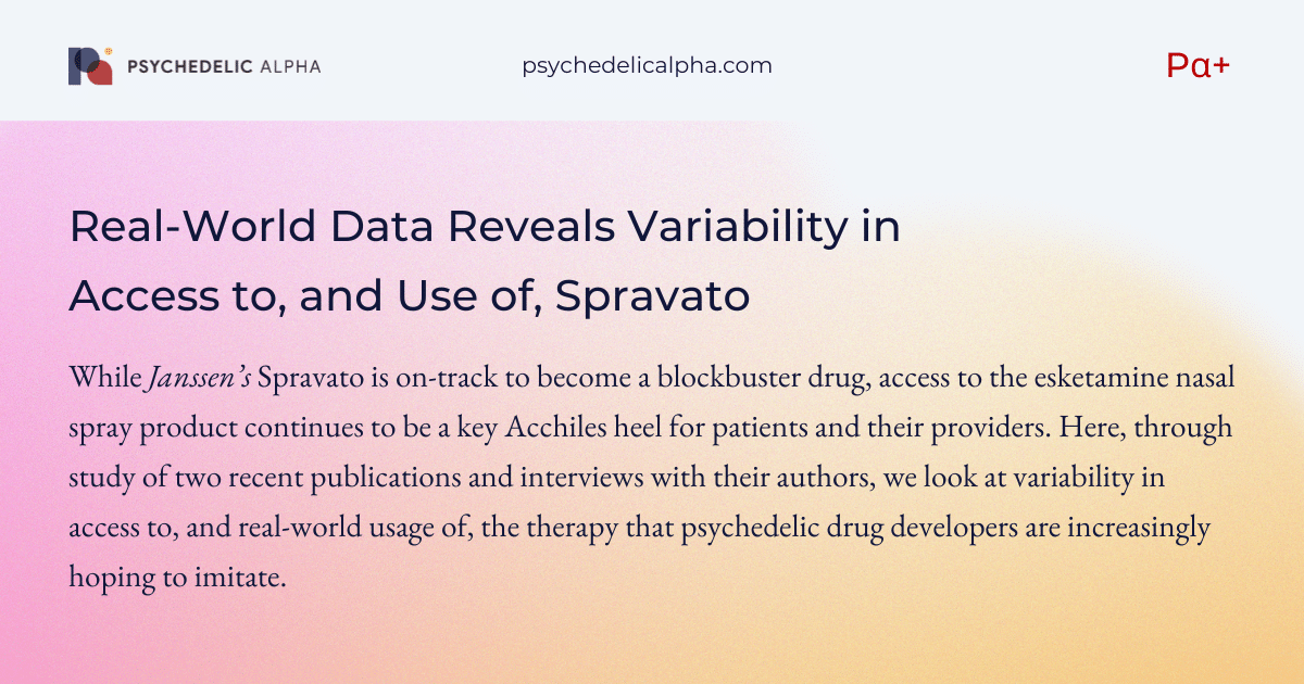 You are currently viewing Real-World Data Reveals Variability in Access to, and Use of, Spravato