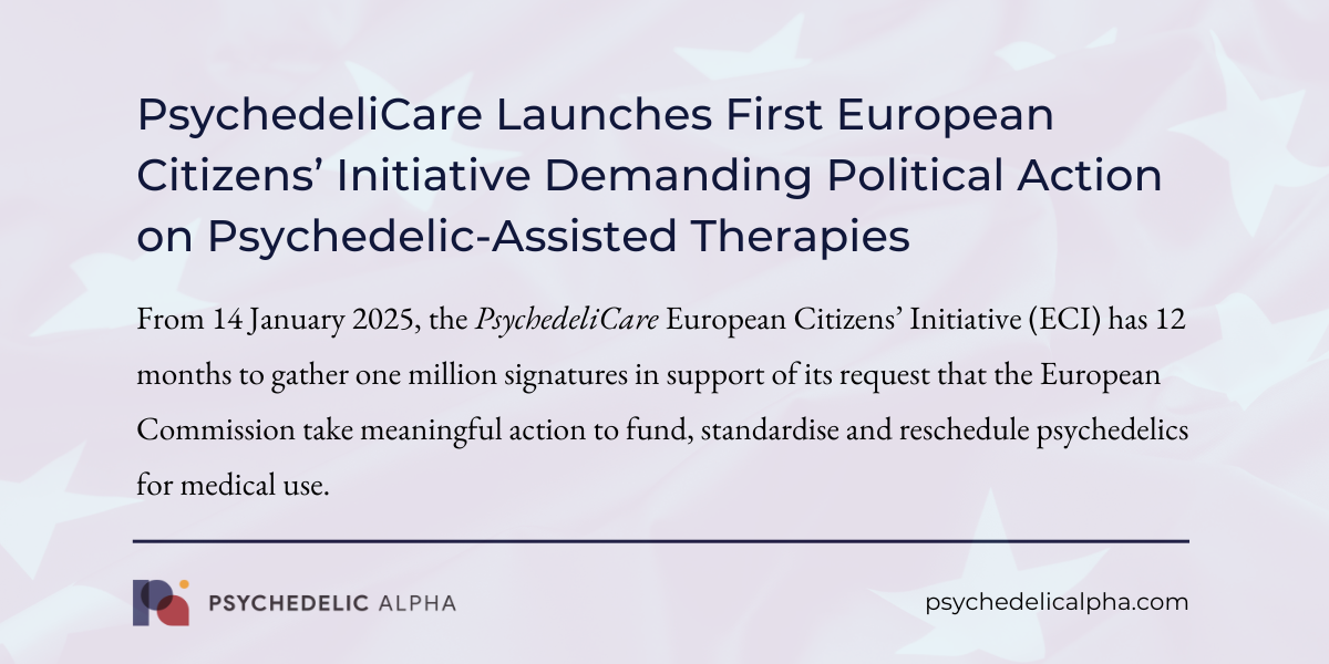 You are currently viewing PsychedeliCare Launches First European Citizens’ Initiative Demanding Political Action on Psychedelic-Assisted Therapies