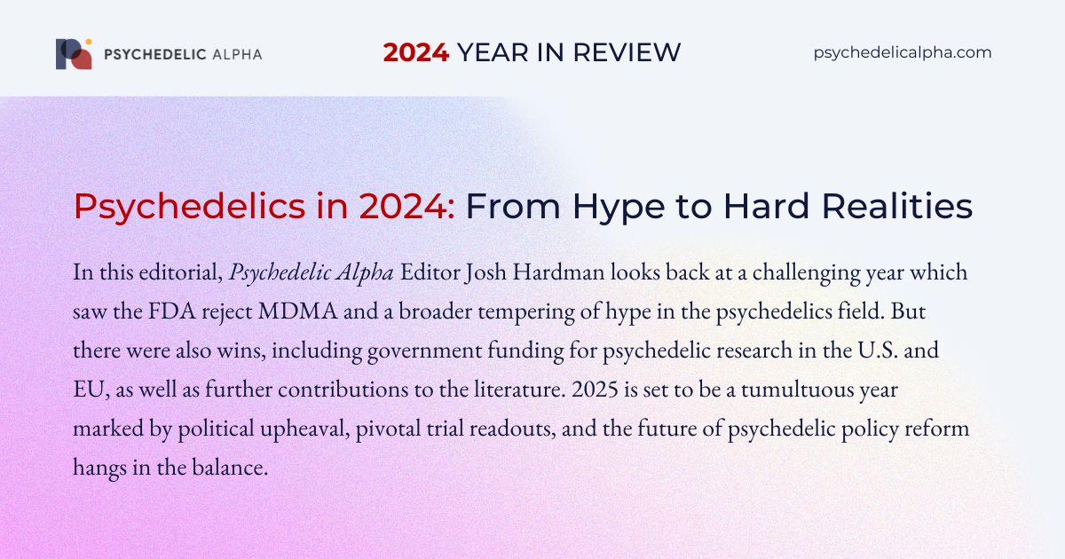You are currently viewing Psychedelics in 2024: From Hype to Hard Realities