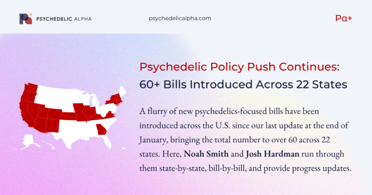 Psychedelic Policy Push Continues- Over 60 Bills Introduced Across 22 States