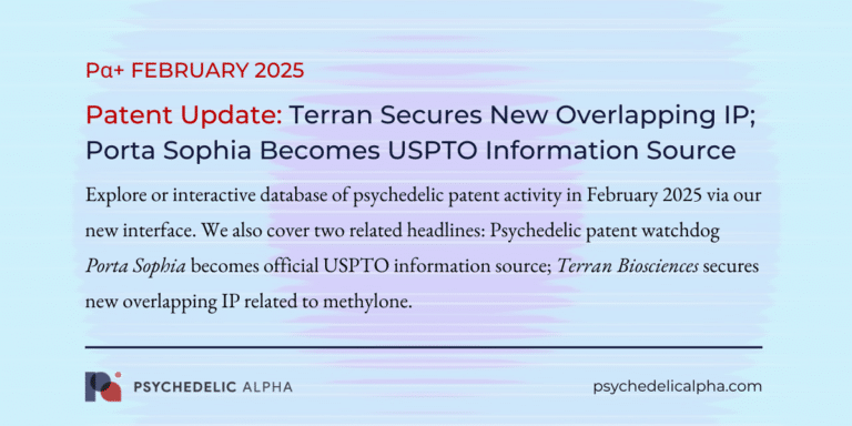 February 2025 Patent Update- Terran Secures New Overlapping IP; Porta Sophia Becomes USPTO Information Source